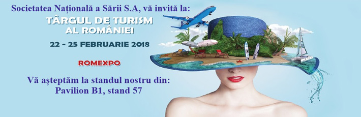 Vă invităm să ne vizitați la Târgul de Turism al României, gazduit de Romexpo în perioada 22-25.02.2018